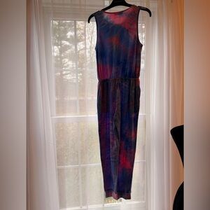 Gorlya Tie-Dye Sleeveless Jumpsuit